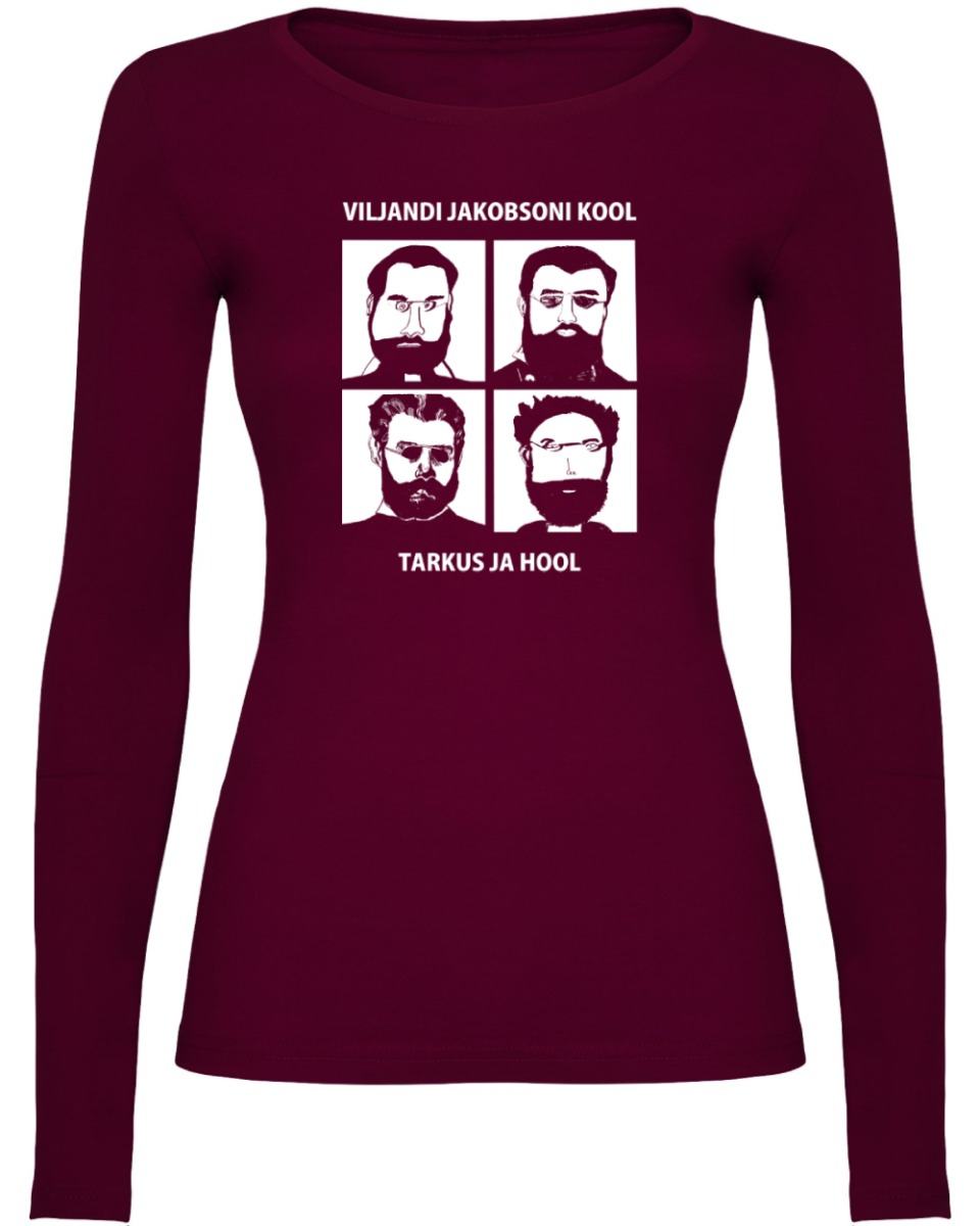 Naiste pikkade varrukatega särk, bordoo