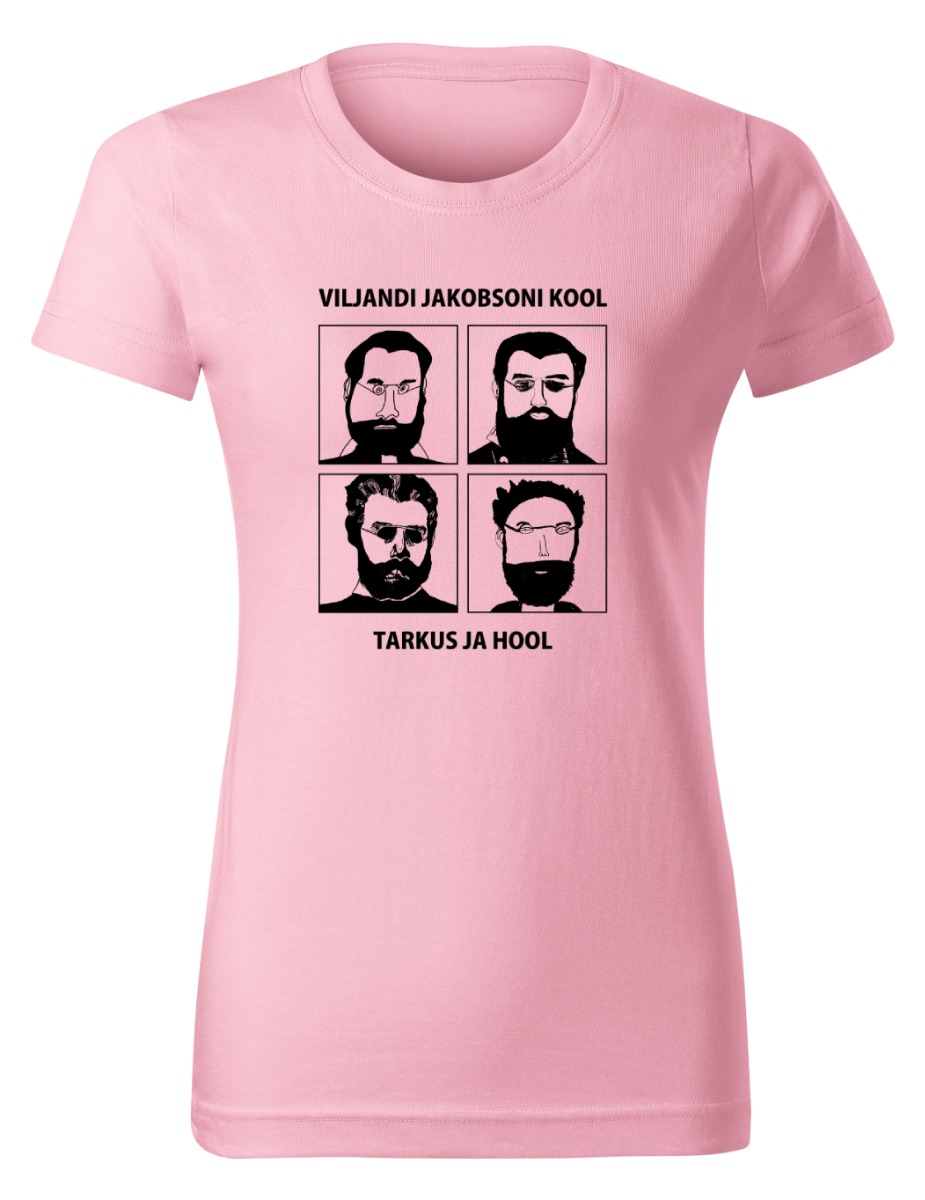 Naiste T-särk, roosa