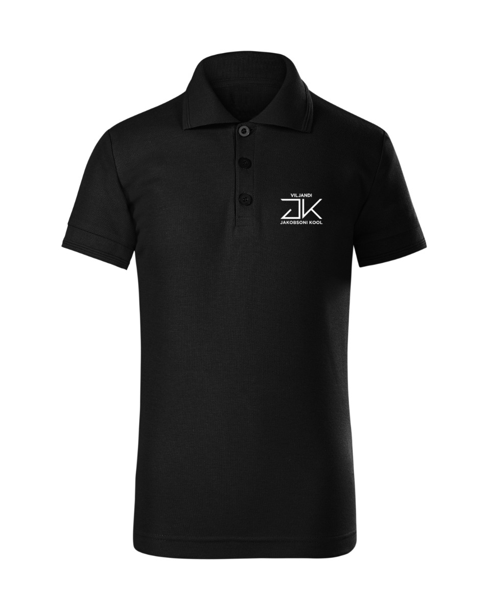 Laste kitsas polosärk, must