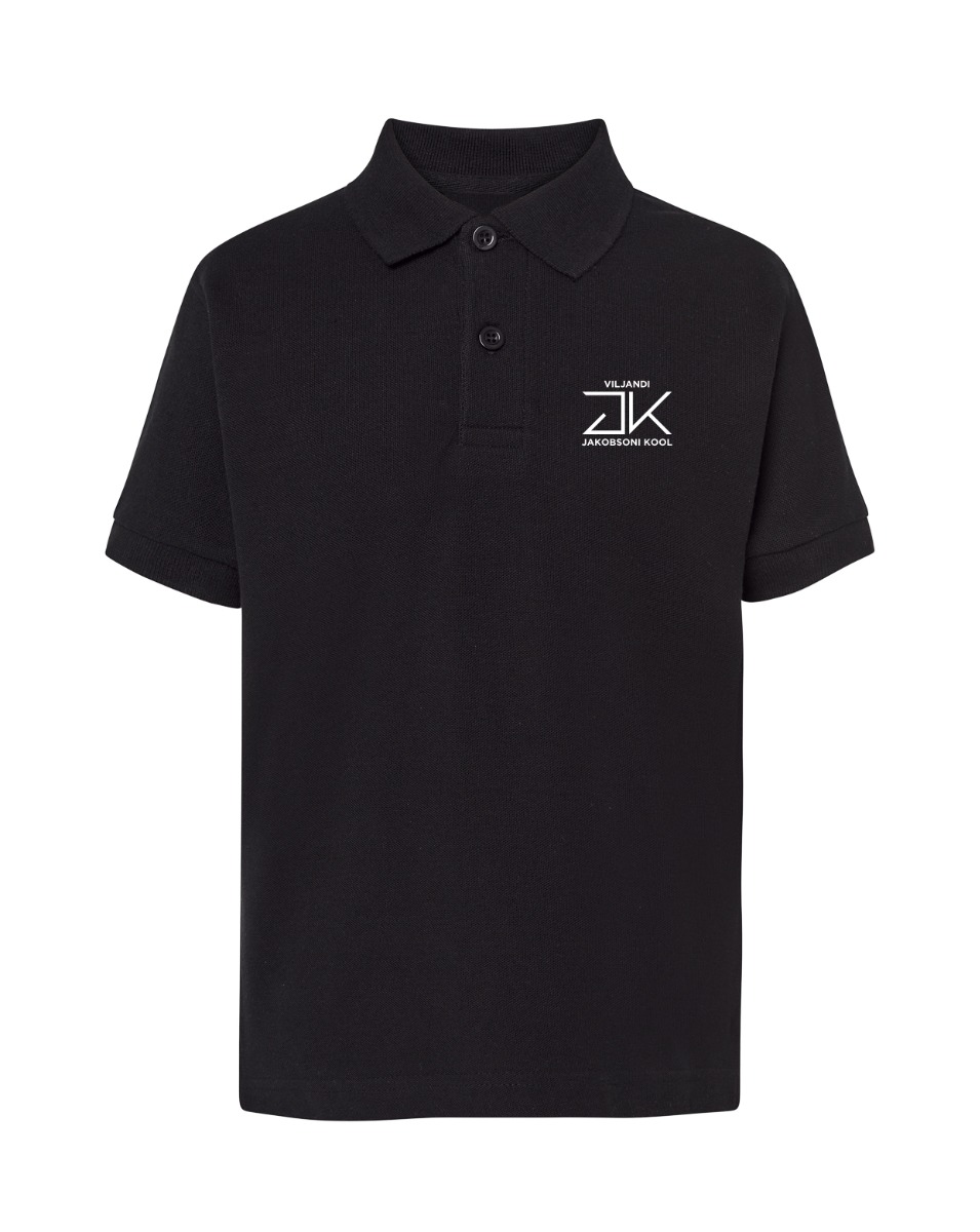 Laste polosärk, must