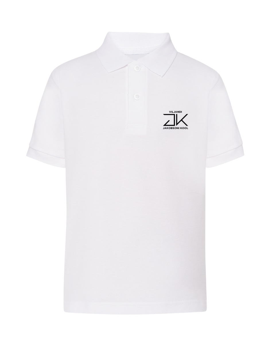 Laste polosärk, valge